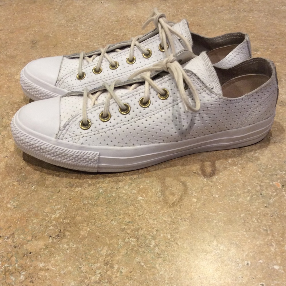 CONVERSE ALL-STAR LEATHER LOW TOPS